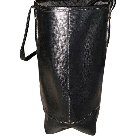 NWT Michael Kors Saylor Large Leather Black Tote - Picture 4 of 9